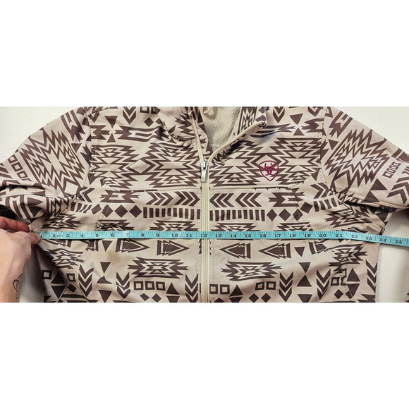 Ariat XXL women's Aztec spell out rodeo zip up jacket western wind protect # - Picture 10 of 10